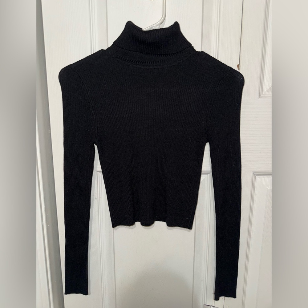 Black Turtleneck Sweater